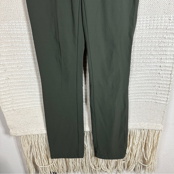 ATHLETA dark green Wander slim fit pants 6 TALL - Picture 3 of 8